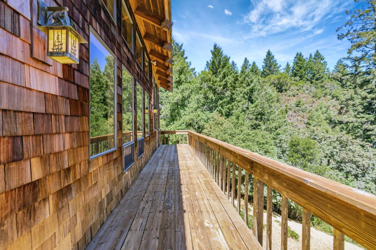 855 Oak Ridge Road Los Gatos, CA 95033 - Photo 56 of 73 a view of balcony with wooden floor and fence