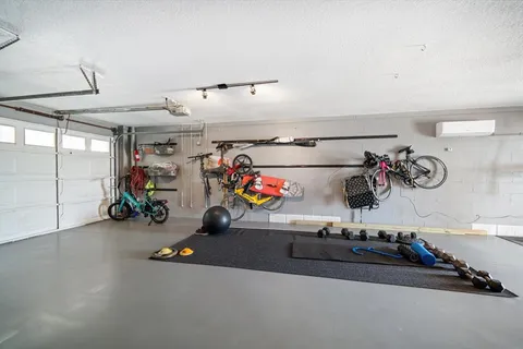 a view of a living room and front door