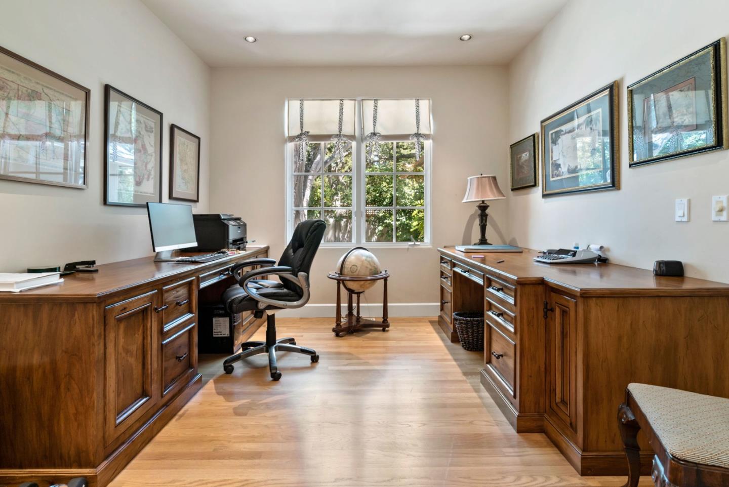 25951 Ridgewood Road Carmel, CA 93923 - Photo 21 of 32 a view of a workspace with furniture and a window
