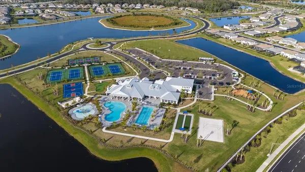 a view of a street with houses