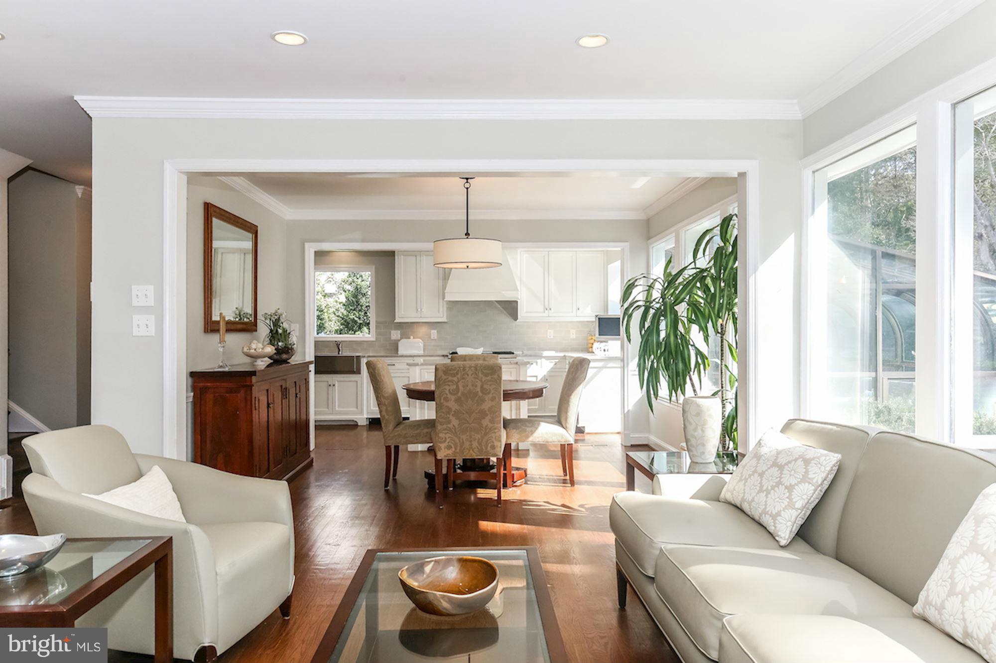 2347 49th Street Northwest Washington, DC 20007 - Photo 4 of 29 a living room with furniture and a large window