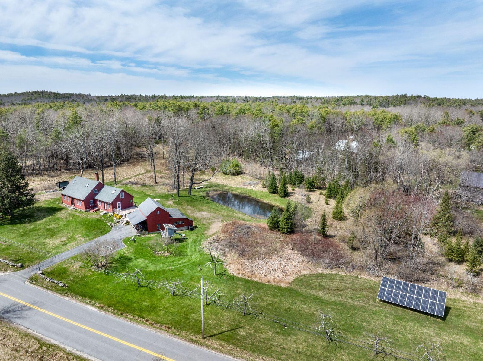 676 Cathance Road Topsham, ME 04086 - Photo 1 of 34 676 Cathance Aerial pix 1