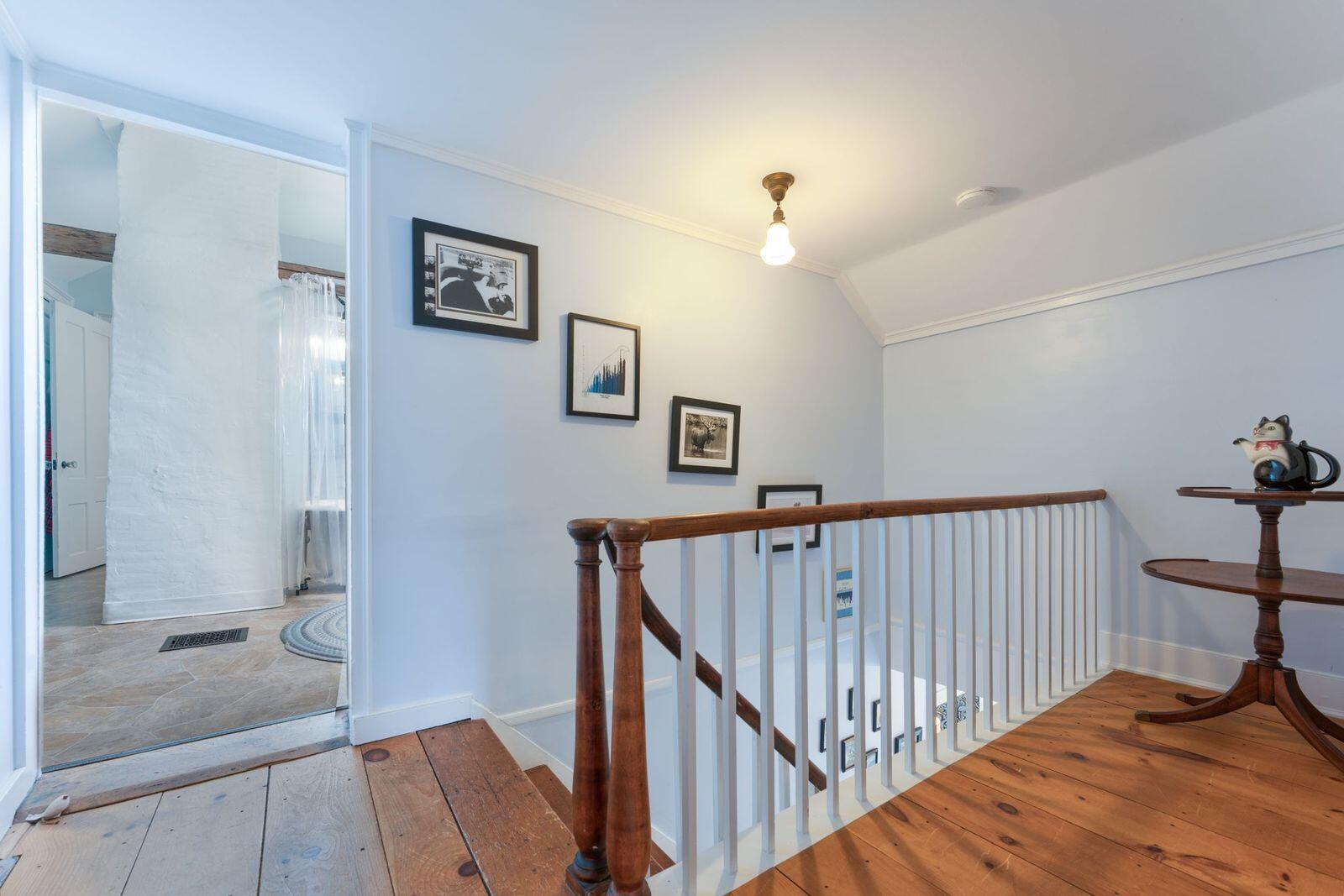 676 Cathance Road Topsham, ME 04086 - Photo 22 of 34 676 Cathance foyer up