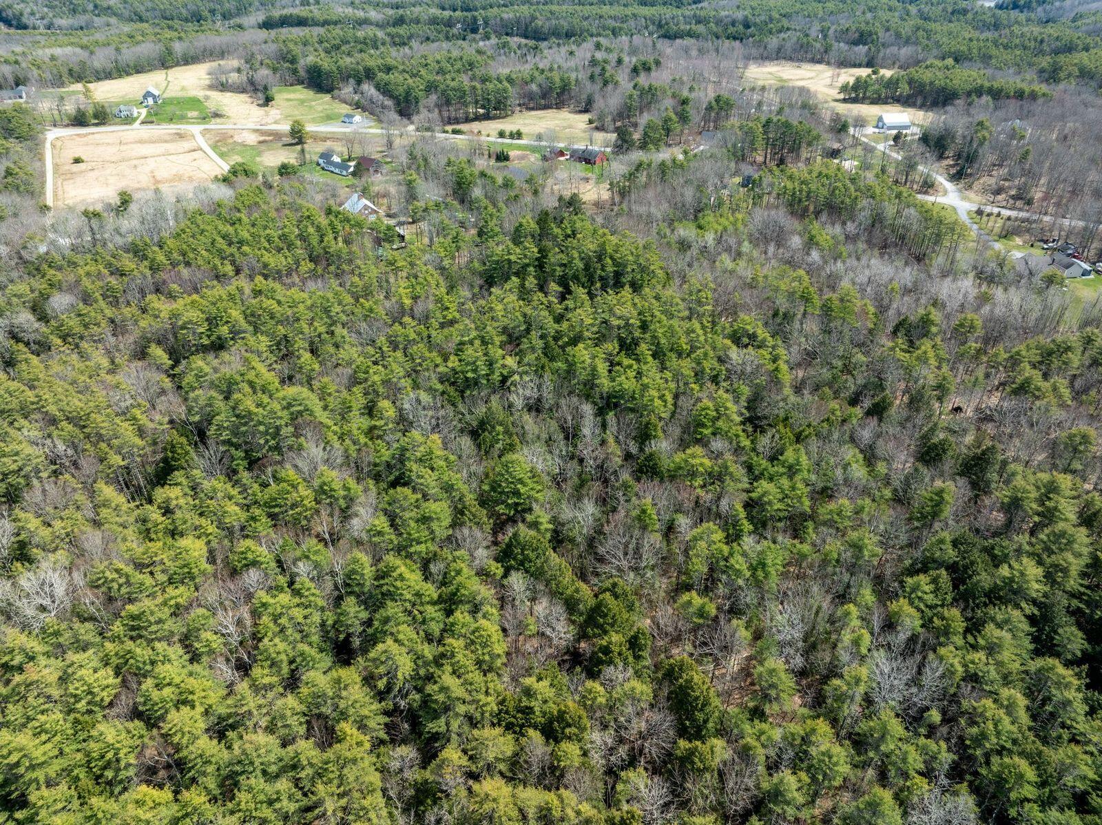 676 Cathance Road Topsham, ME 04086 - Photo 29 of 34 676 Cathance aerial tree view to house
