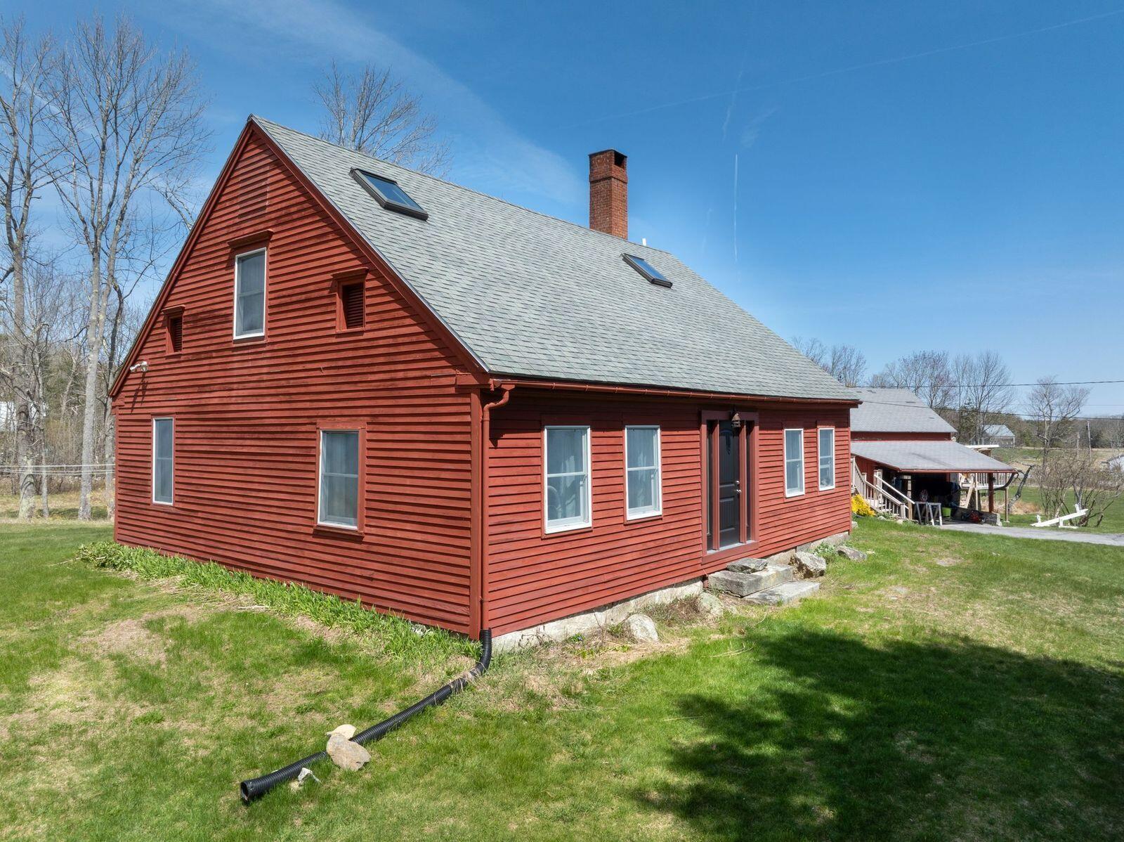 676 Cathance Road Topsham, ME 04086 - Photo 6 of 34 676 Cathance Aerial west side angle