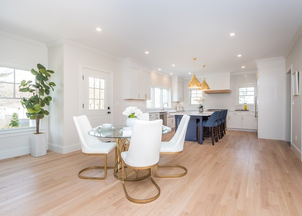 50 Nardone Road Needham, MA 02492 - Photo 13 of 37 a view of a dining room with furniture window and wooden floor