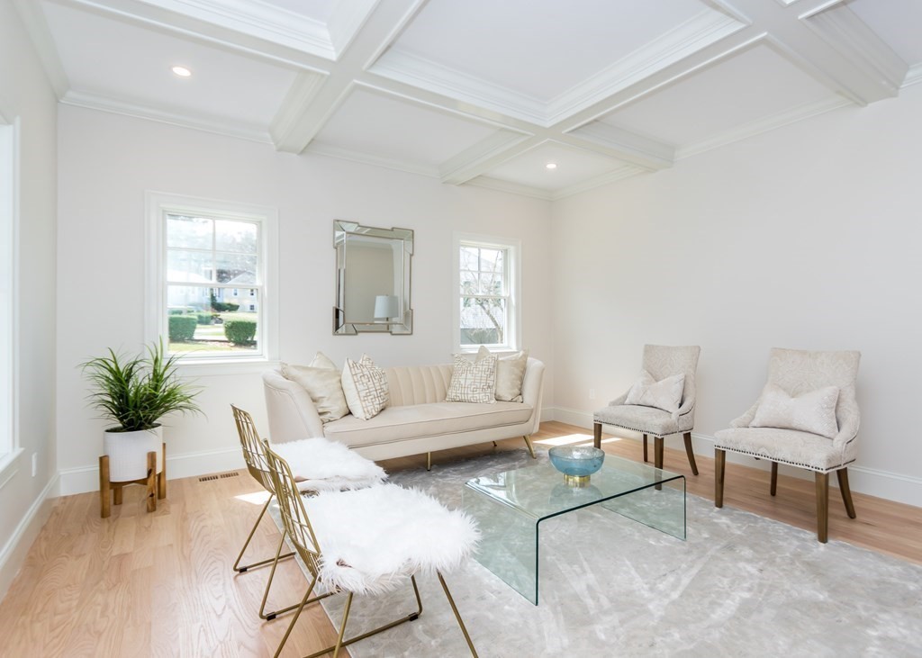 50 Nardone Road Needham, MA 02492 - Photo 2 of 37 a living room with furniture and wooden floor