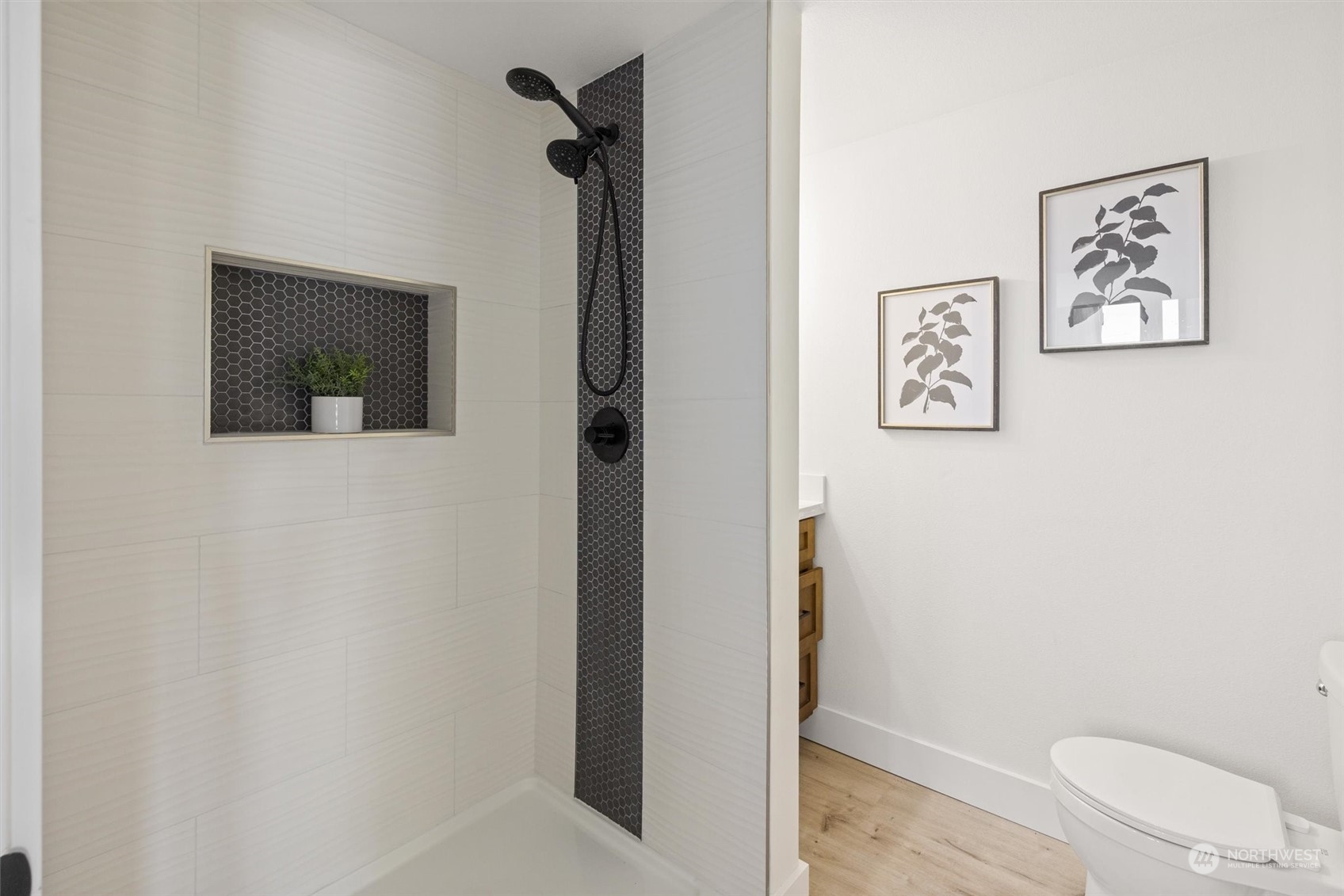 6314 Larimer Road Everett, WA 98208 - Photo 27 of 40 a bathroom with a toilet and a shower