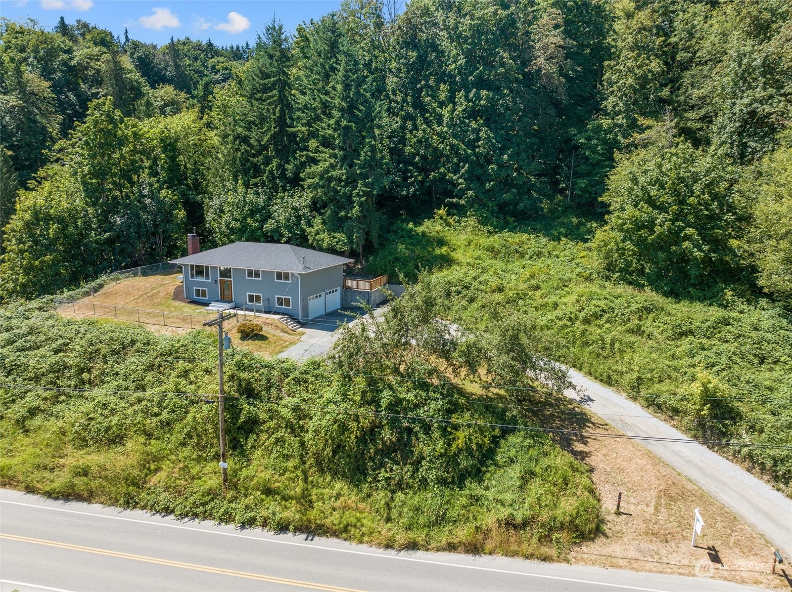 6314 Larimer Road Everett, WA 98208 - Photo 35 of 40 an aerial view of a house with a yard