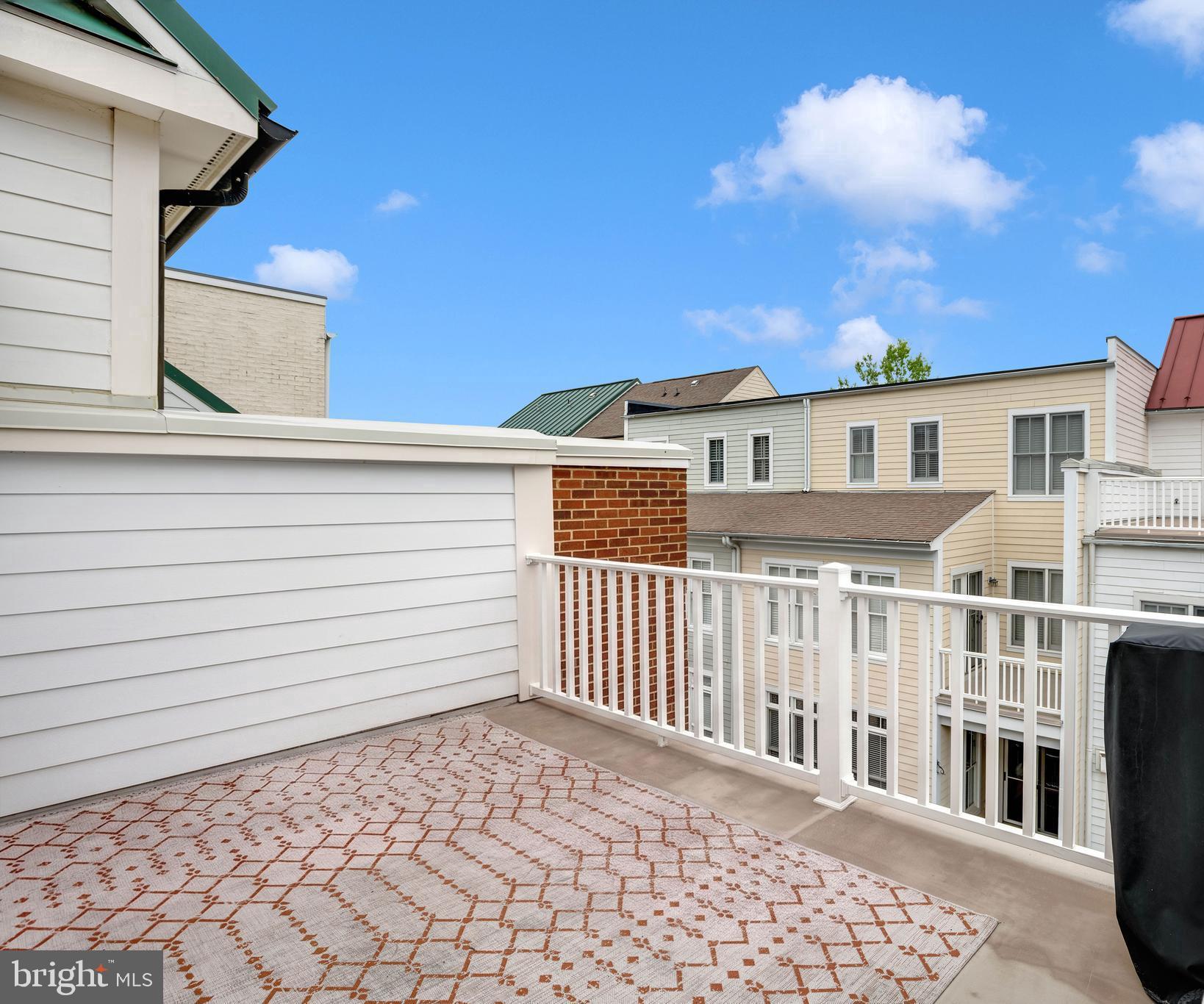 713 Carpenter Road Alexandria, VA 22314 - Photo 29 of 65 Rooftop Terrace w/ PVC Railing