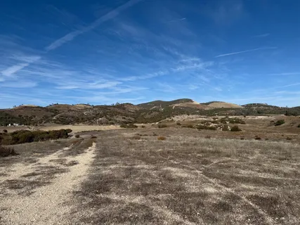 a view of an lake and a mountain