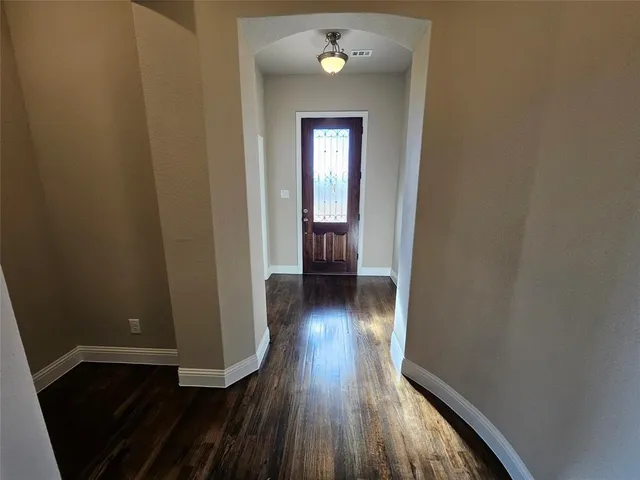 wooden floor in a gallery