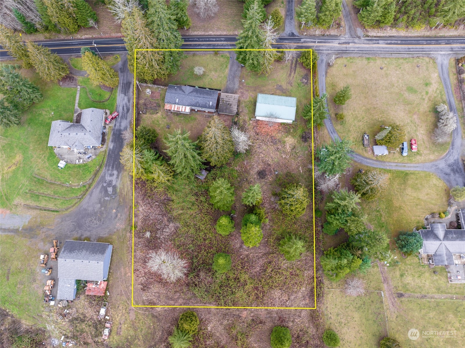 661 Brockway Road Chehalis, WA 98532 - Photo 3 of 40 an aerial view of a house having outdoor space