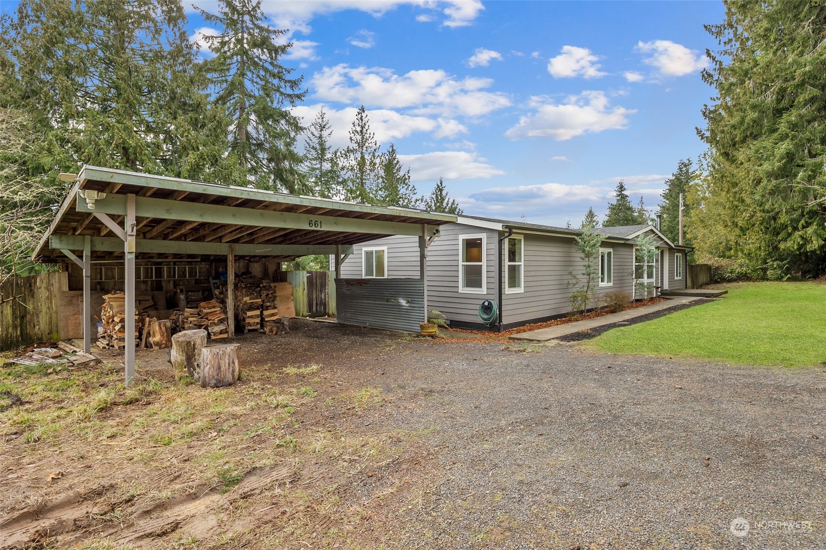 661 Brockway Road Chehalis, WA 98532 - Photo 4 of 40 a view of a house with backyard
