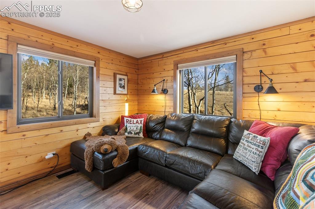 2387 Buffalo Ridge Road Como, CO 80456 - Photo 9 of 50 a living room with furniture and a large window