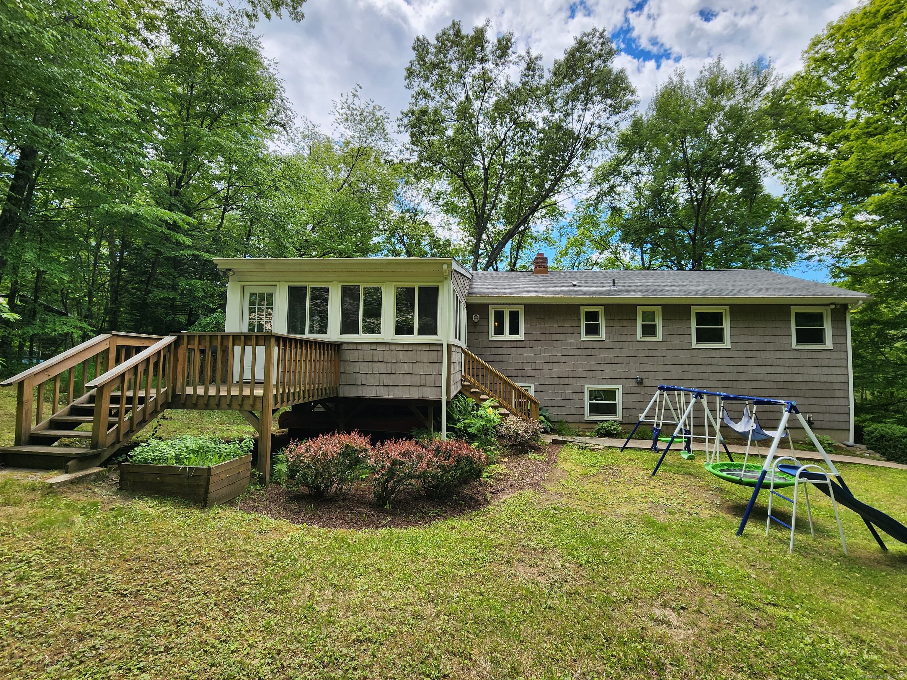 176 Hanover Road Newtown, CT 06470 - Photo 1 of 1 a house with swimming pool in front of it