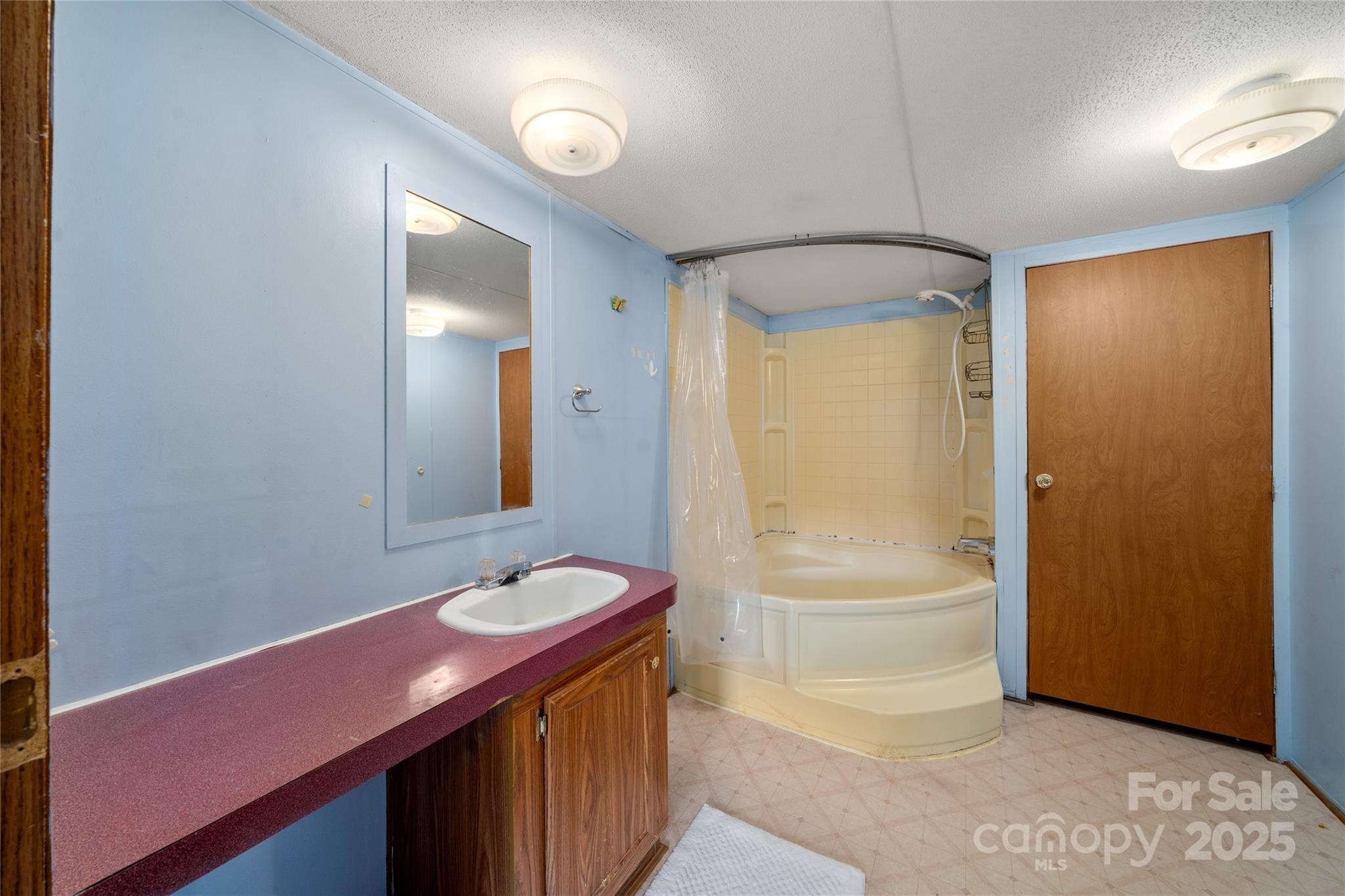 445 Old Holbert Road Hendersonville, NC 28792 - Photo 10 of 13 a bathroom with a bathtub and a sink
