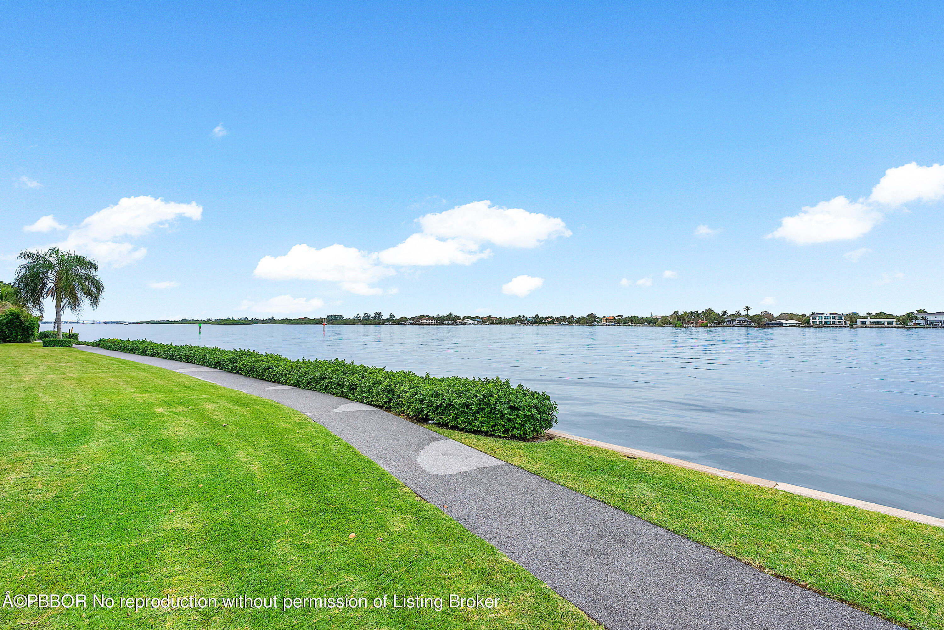 2180 Ibis Isle Road, Unit 5 Palm Beach, FL 33480 - Photo 24 of 39 a view of a lake from a garden