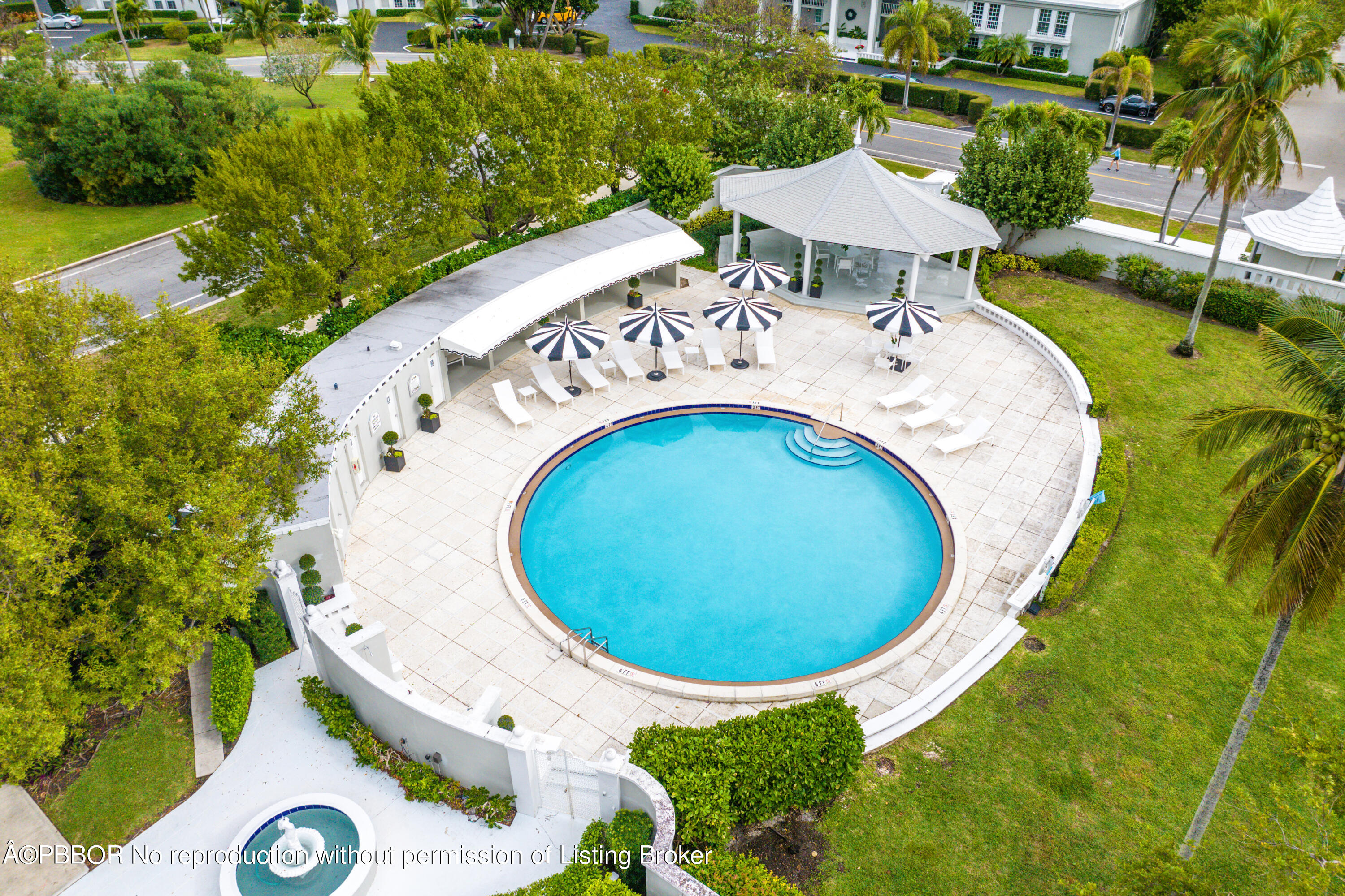 2180 Ibis Isle Road, Unit 5 Palm Beach, FL 33480 - Photo 28 of 39 an aerial view of a house with outdoor space