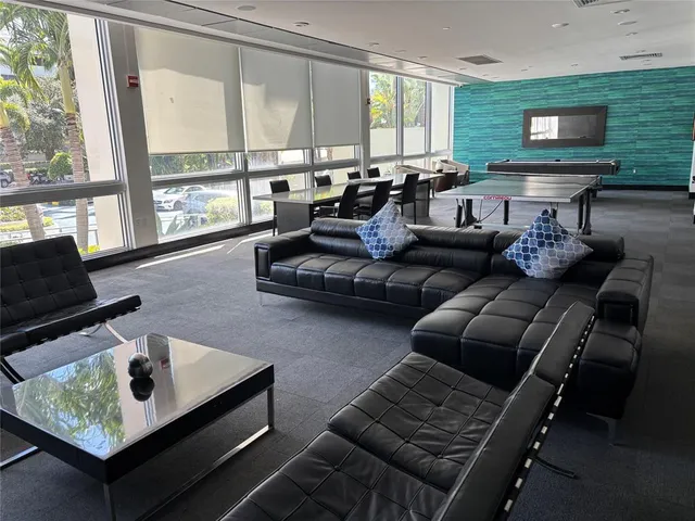 a front view of a building