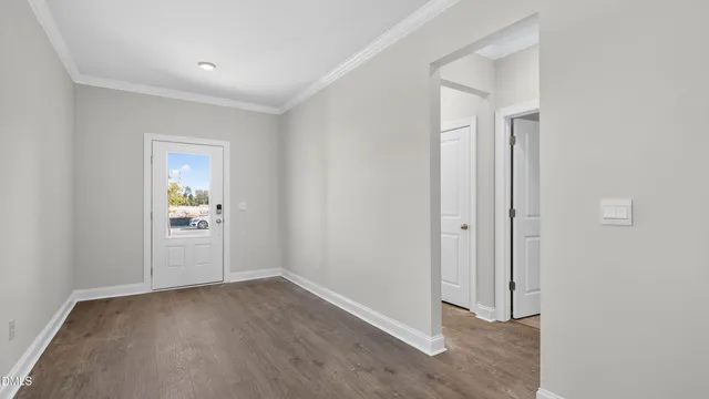 a view of livingroom with hardwood