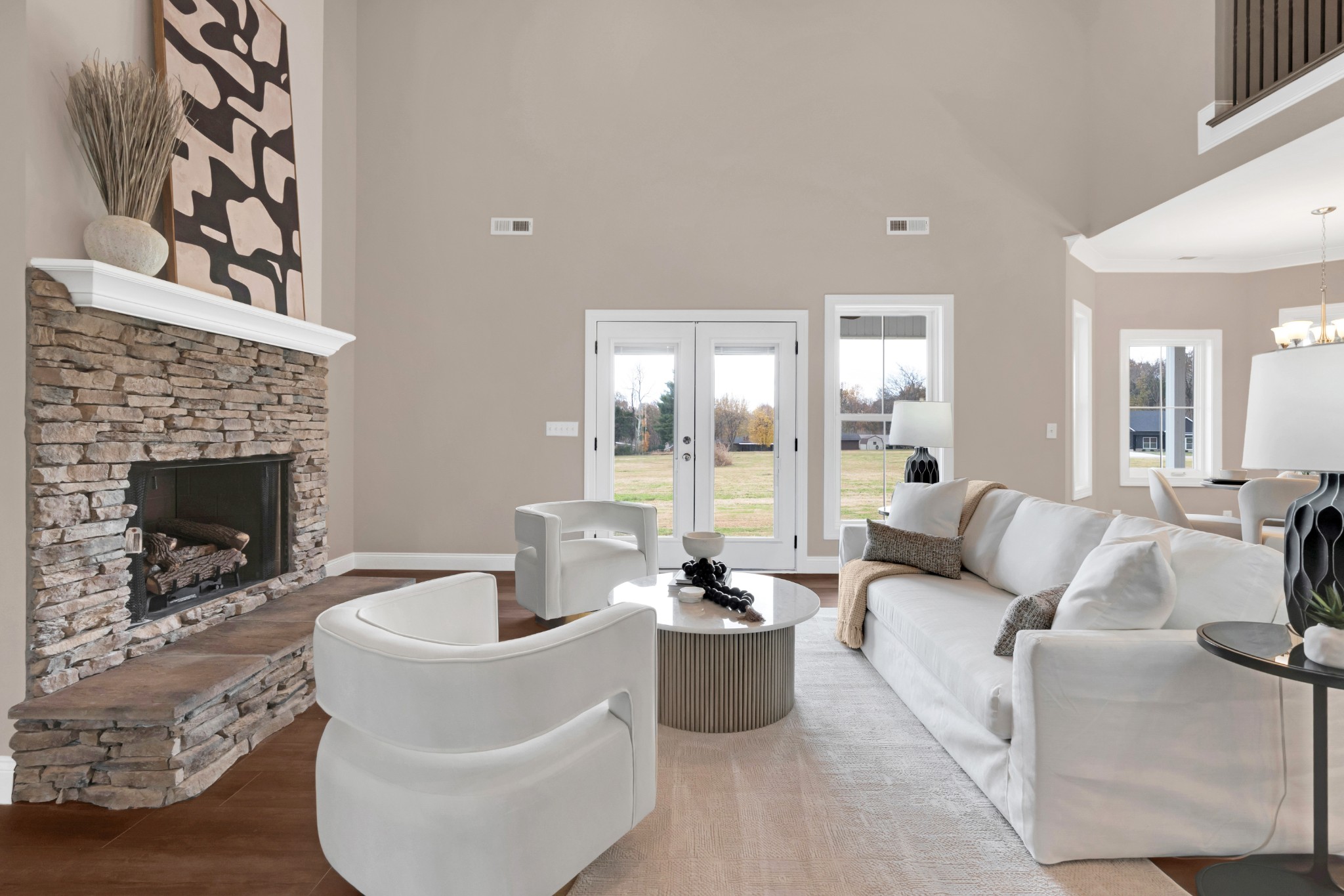 249 Lookout Drive Winchester, TN 37398 - Photo 6 of 63 a living room with furniture and a fireplace