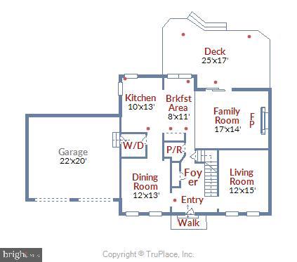 324 Carriage Run Road Annapolis, MD 21403 - Photo 49 of 51 Main Level Floor Plan