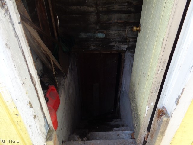1786 Randall Road Cleveland, OH 44113 - Photo 24 of 29 Stairs to Basement Rear of Home