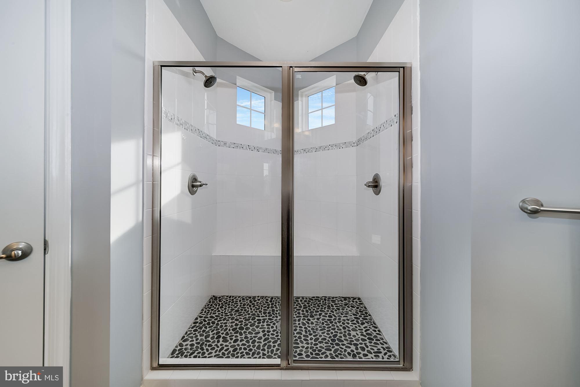 22449 Newcut Road Clarksburg, MD 20871 - Photo 22 of 46 Double shower w/ river rock!