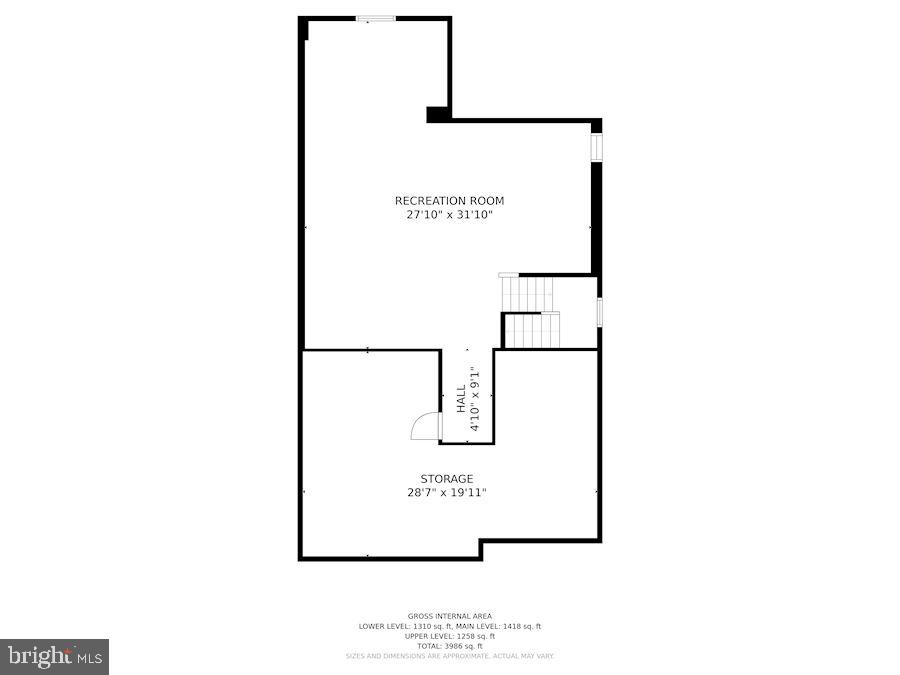 22449 Newcut Road Clarksburg, MD 20871 - Photo 45 of 46 Lower level floor plan