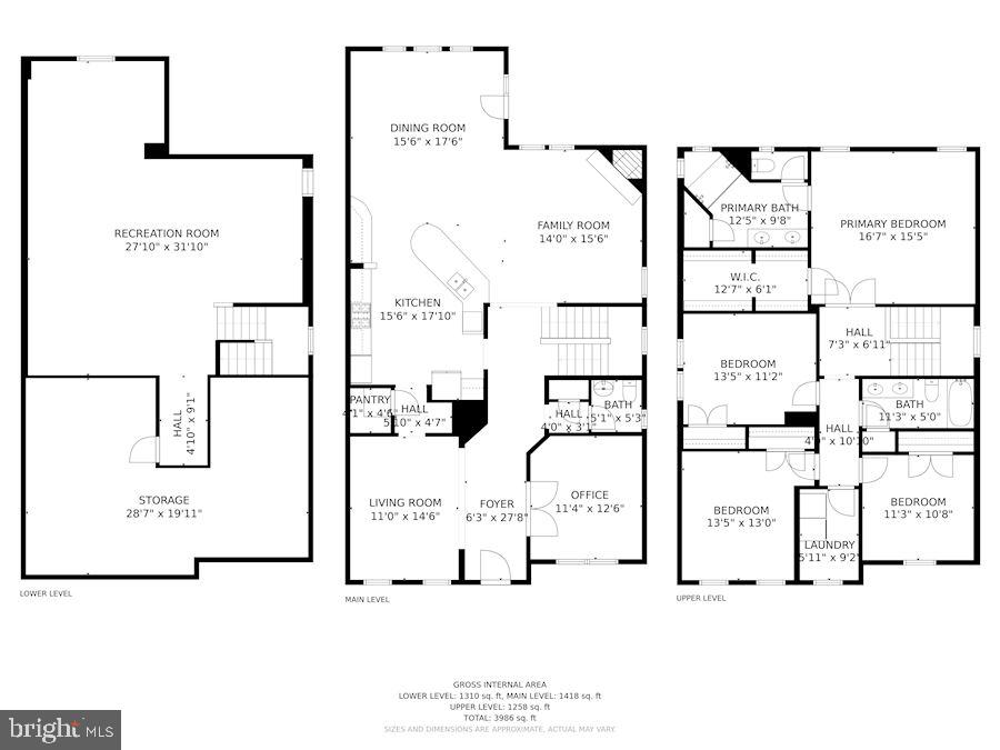 22449 Newcut Road Clarksburg, MD 20871 - Photo 46 of 46 All levels floor plan