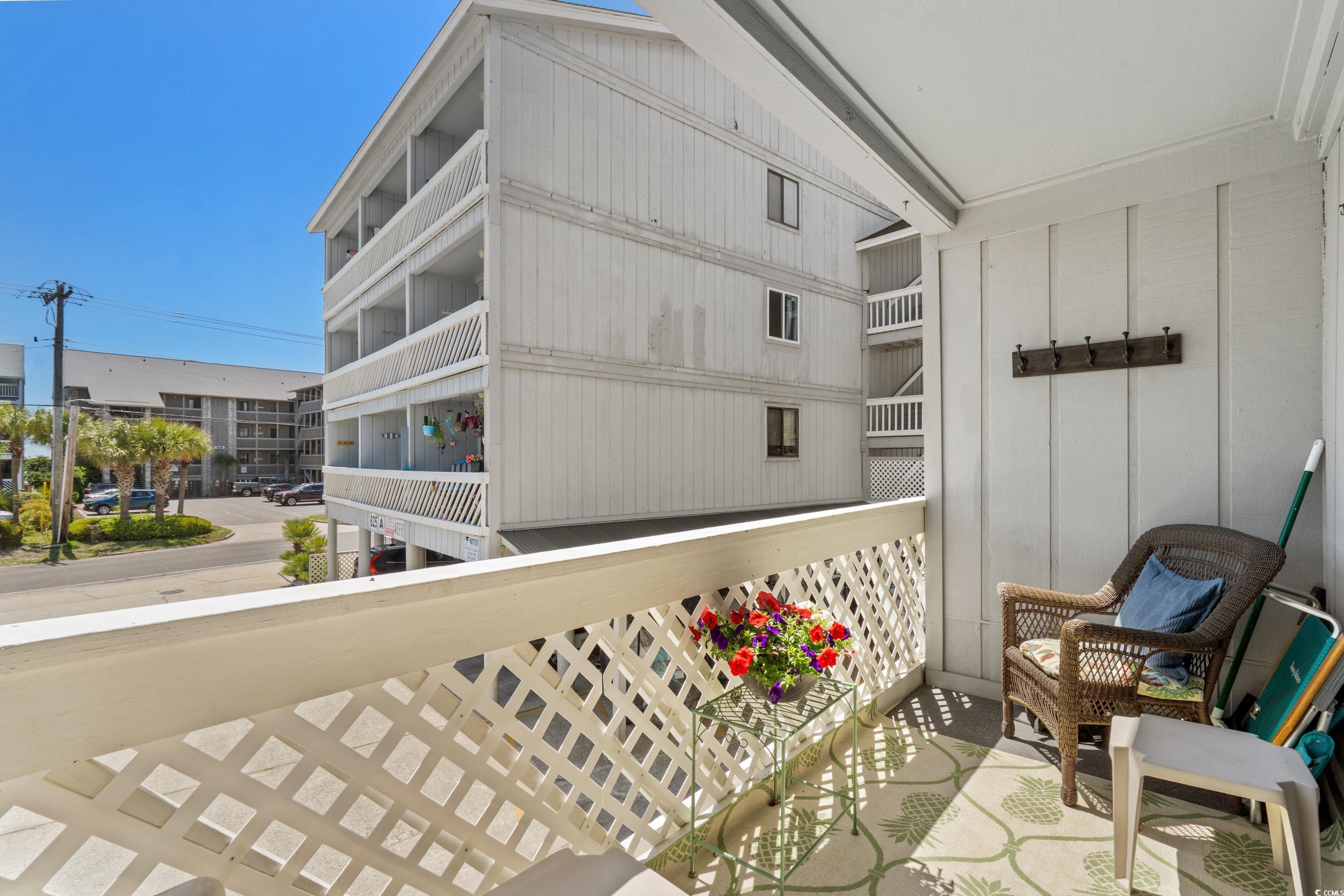 625 North Waccamaw Drive, Unit 107 Murrells Inlet, SC 29576 - Photo 13 of 37 View of balcony