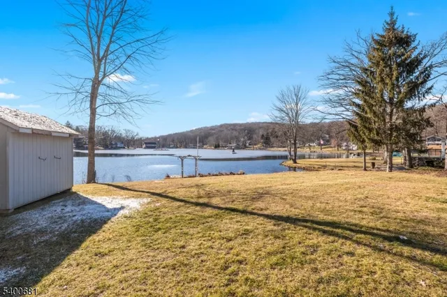a house with trees in front of it