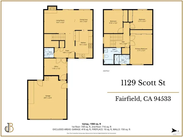 $535,000 | 1129 Scott Street, Fairfield, CA 94533