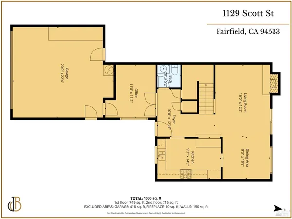 $535,000 | 1129 Scott Street, Fairfield, CA 94533
