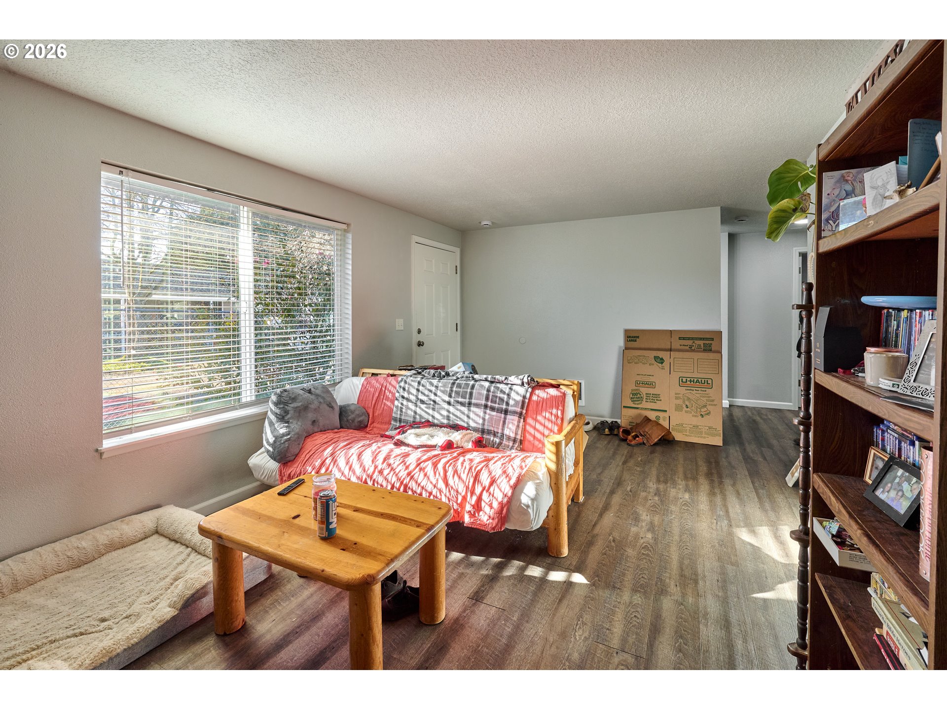 880 North Pershing Street Mount Angel, OR 97362 - Photo 17 of 30 a bedroom with furniture and a wooden floor