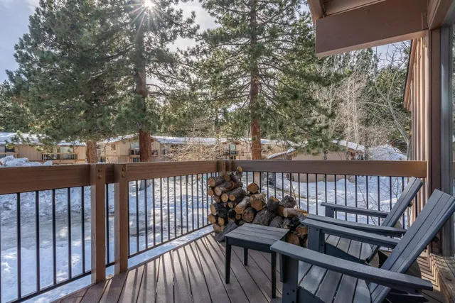 a view of a roof deck