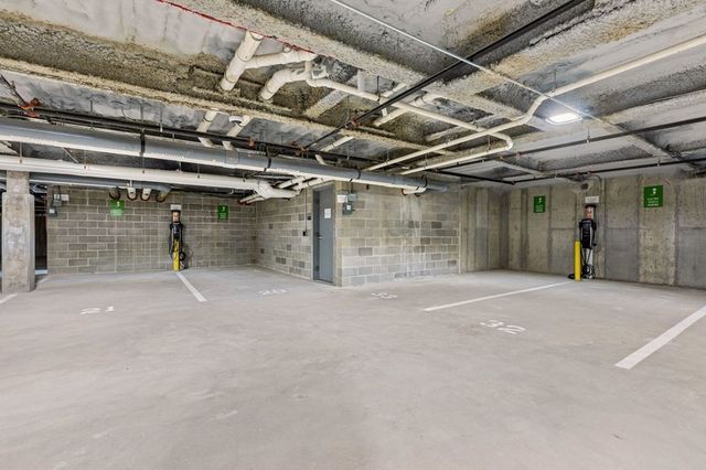 a tall building sitting on the side of a street