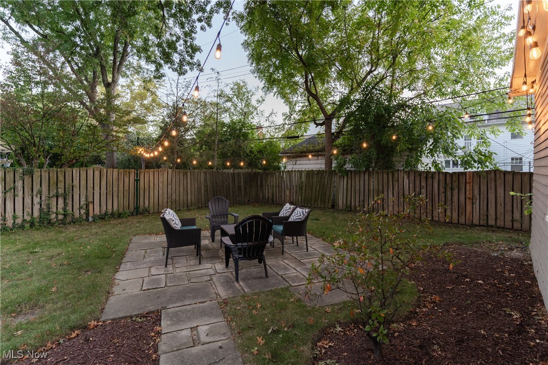 2890 Huntington Road Cleveland, OH 44120 - Photo 39 of 41 View of patio / terrace featuring an outdoor fire pit