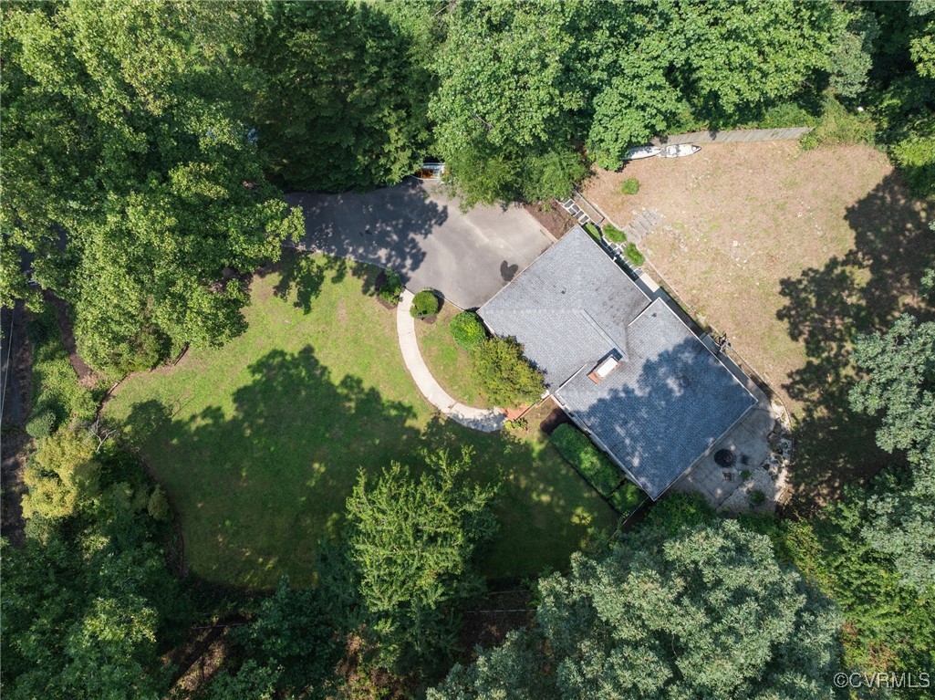 4233 Waumsetta Road Richmond, VA 23235 - Photo 25 of 32 an aerial view of house with yard swimming pool and outdoor seating