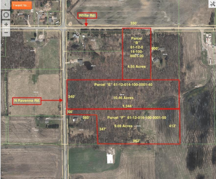0 Ravenna Road, Unit B E & F'' Ravenna, MI 49451 - Photo 1 of 7 Ravenna Aerial Layout of Parcels