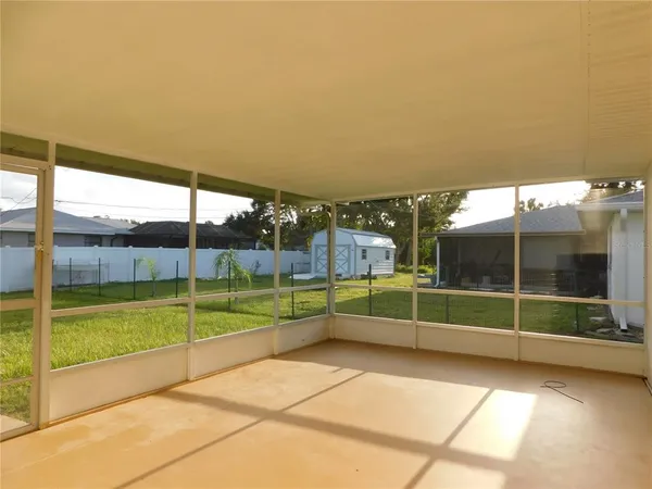 a view of a room with window