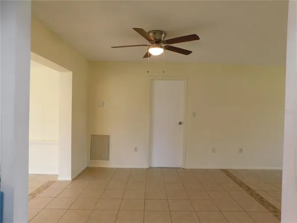 a view of an empty room