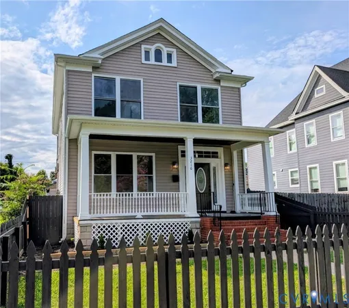 a front view of a house with a porch