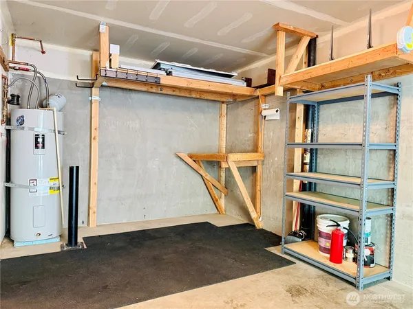 a view of storage and utility room