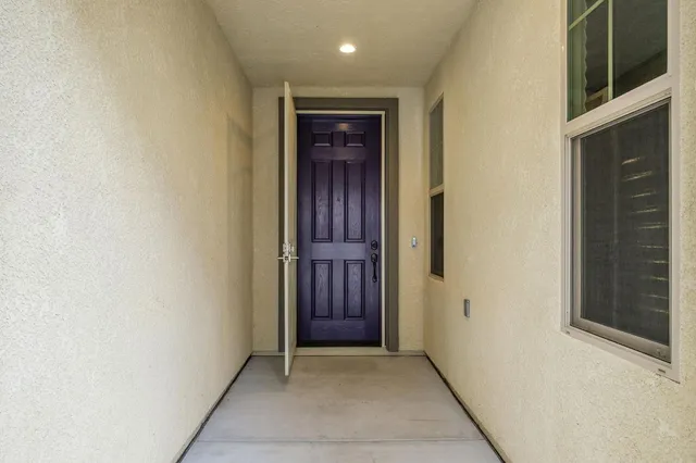 a view of hallway with elevator