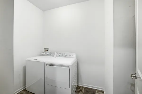 a utility room with a sink