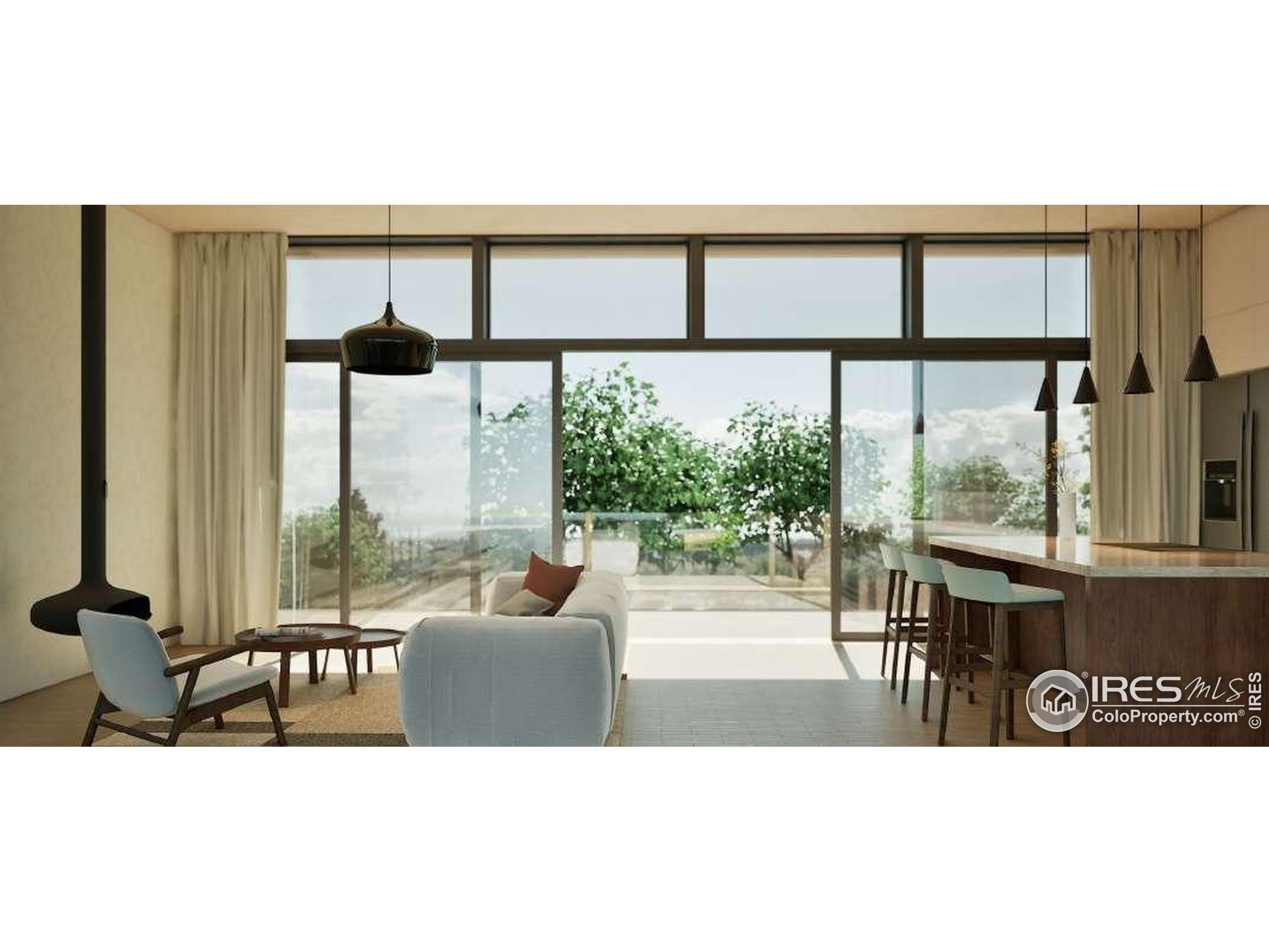 Undisclosed Address Loveland, CO 80537 - Photo 4 of 8 a view of a living room and a large window