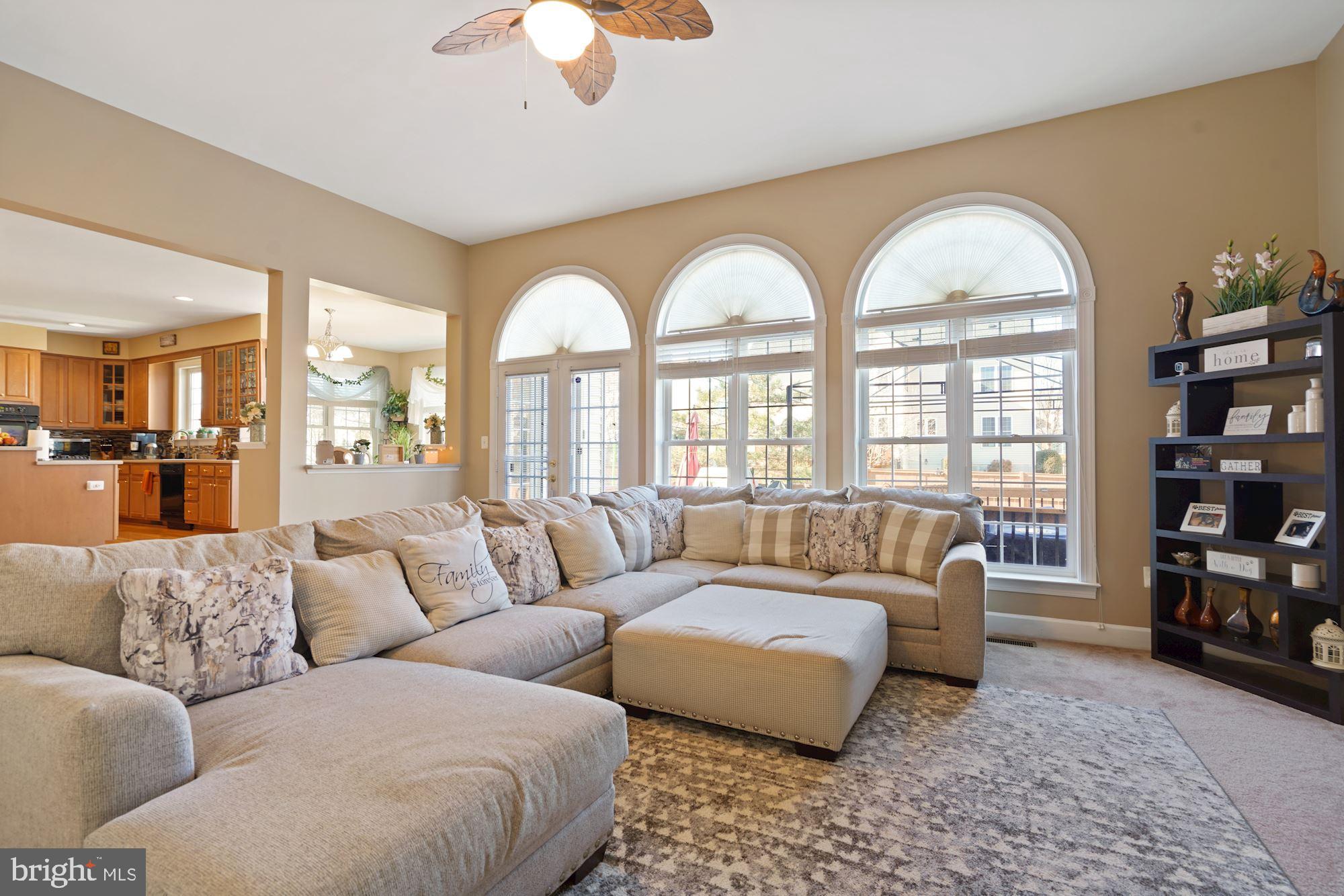 4016 Sapling Way Triangle, VA 22172 - Photo 15 of 43 Huge windows in the family room