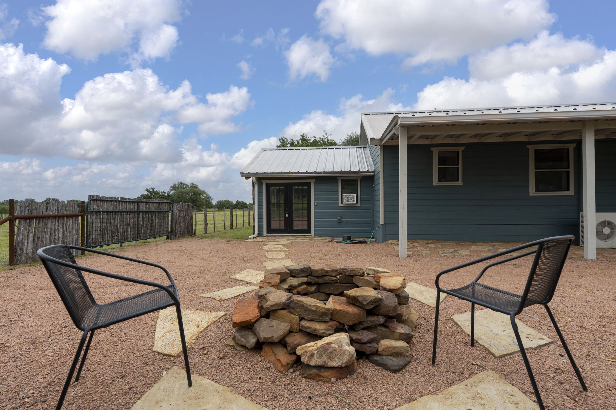 225 Ischar Lane Mason, TX 76856 - Photo 30 of 37 a view of a dinning table and chairs in the patio